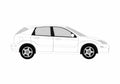 Blueprint Ford Focus 5 door Hatchback 2005 A4 Photo Print