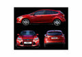 Blueprint Ford Focus Hatchback 2011 A4 Photo Print
