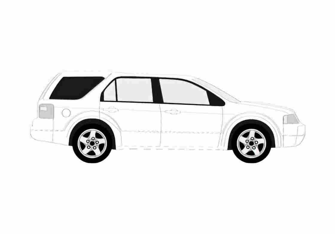 Blueprint Ford Focus Wagon 2005 A4 Photo Print