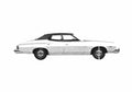 Blueprint Ford Gran Torino 4 door Sedan 1975 A4 Photo Print