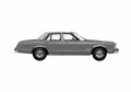 Blueprint Ford Granada Sedan 1975 A4 Photo Print