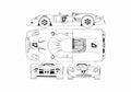Blueprint Ford Honker II Can Am Cabriolet 1967 A4 Photo Print