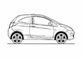 Blueprint Ford Ka Hatchback 2009 A4 Photo Print