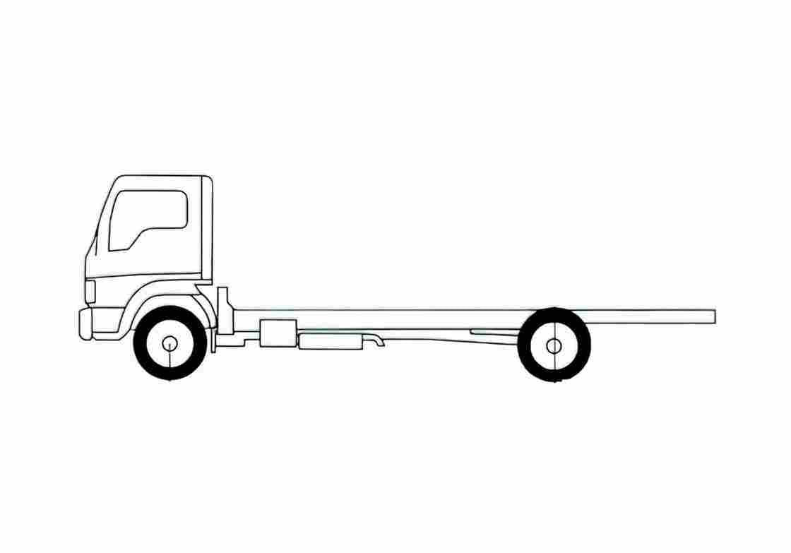 Blueprint Ford LCF L45 Truck 2006 A4 Photo Print