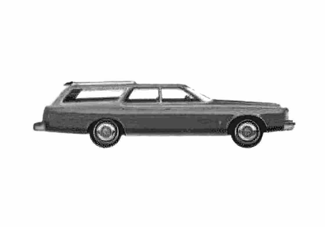 Blueprint Ford LTD Wagon 1975 A4 Photo Print