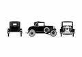 Blueprint Ford Model A Convertible Coupe 1928 A4 Photo Print
