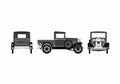 Blueprint Ford Model A Pick up 1928 A4 Photo Print