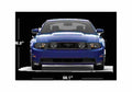Blueprint Ford Mustang Coupe 2011 A4 Photo Print