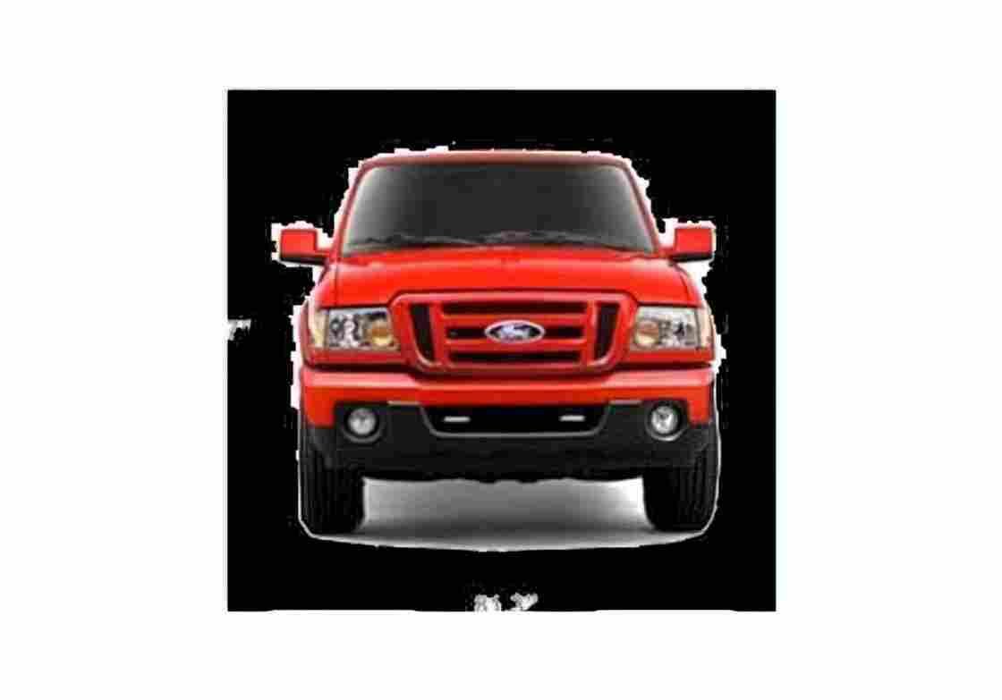 Blueprint Ford Ranger SUV 2010 A4 Photo Print