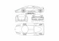 Blueprint Ford Shelby SSC Ultimate Aero Coupe 2011 A4 Photo Print