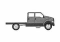 Blueprint Ford Super Duty F 650 Crew Cab Truck 2005 A4 Photo Print