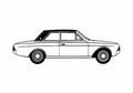 Blueprint Ford Taunus 17M P6) Sedan 1965 A4 Photo Print