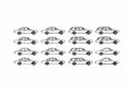 Blueprint Ford Taunus Coupe 1966 A4 Photo Print