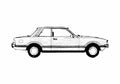 Blueprint Ford Taunus S 2 door Sedan 1978 A4 Photo Print
