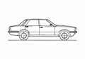 Blueprint Ford Taunus Sedan 1979 A4 Photo Print