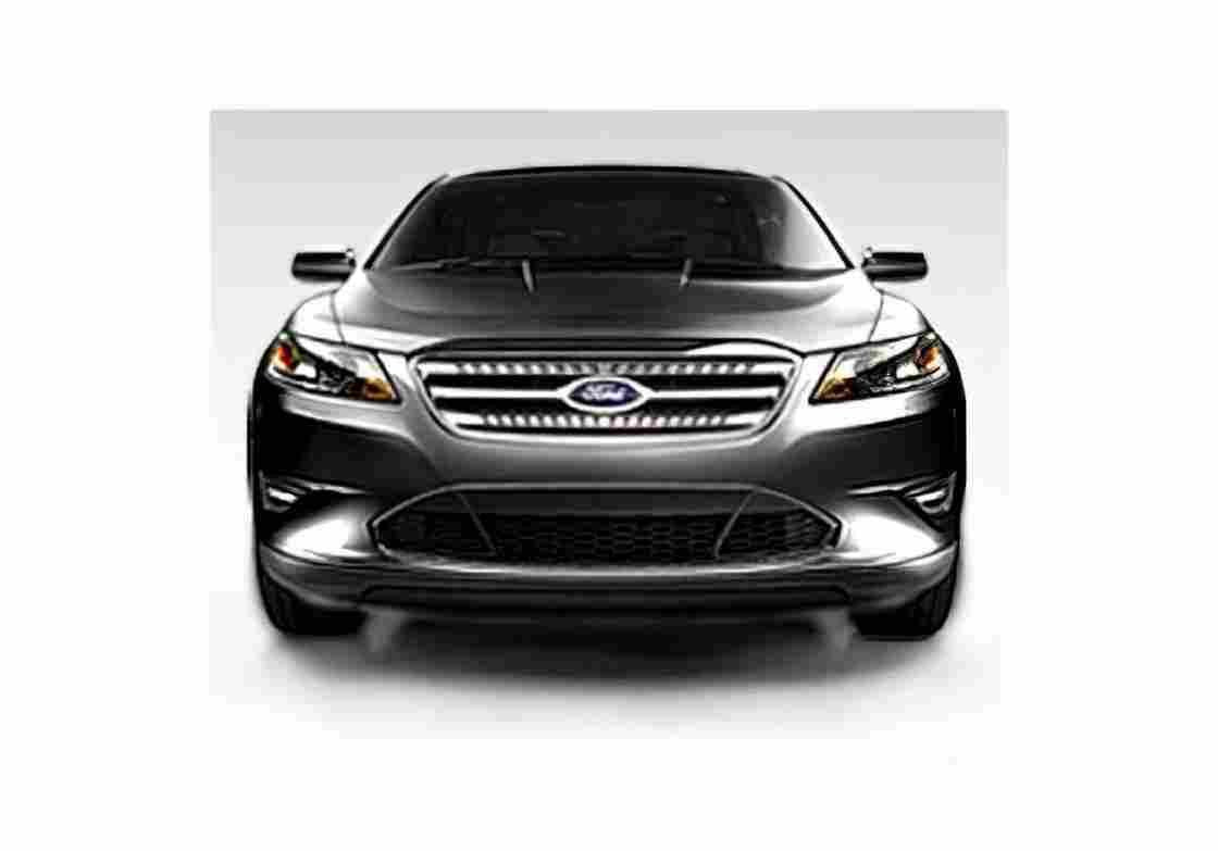 Blueprint Ford Taurus Sedan 2010 A4 Photo Print