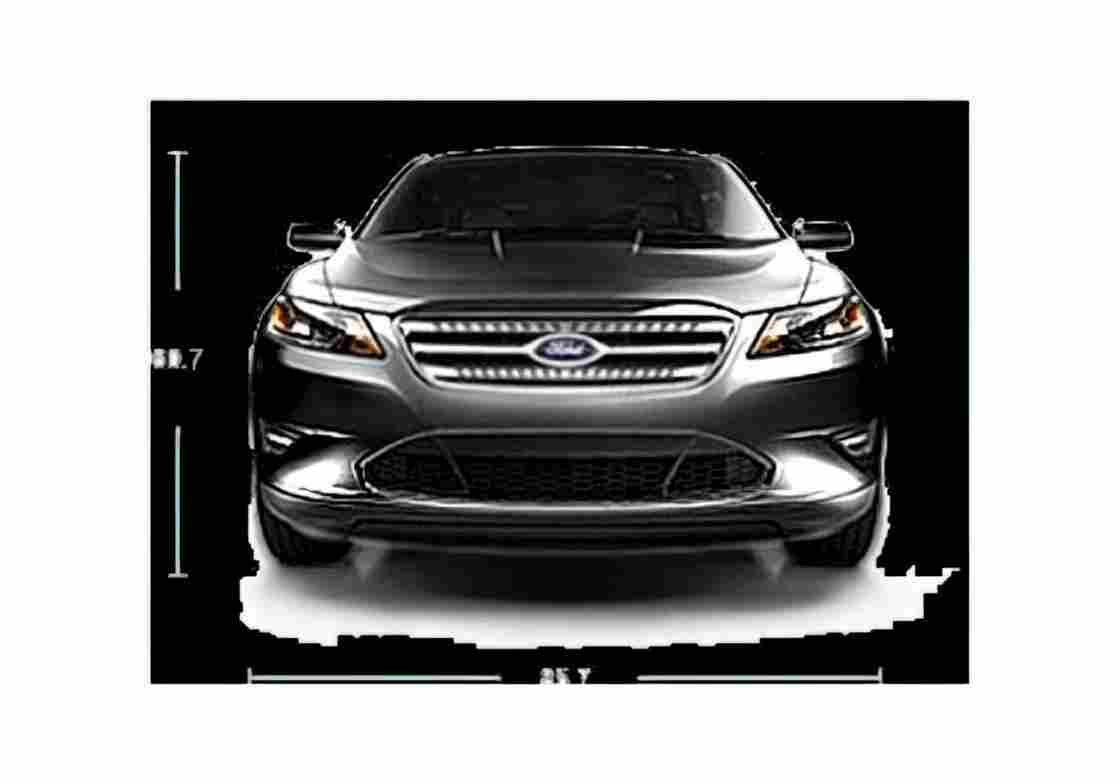 Blueprint Ford Taurus Sedan 2011 A4 Photo Print