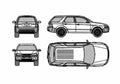 Blueprint Ford Territory Australia) SUV 2006 A4 Photo Print