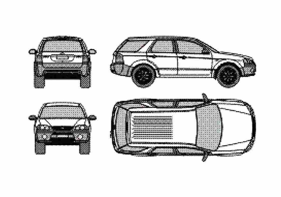 Blueprint Ford Territory Australia) SUV 2006 A4 Photo Print
