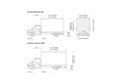 Blueprint Ford Transit Box 350 Truck 2008 A4 Photo Print