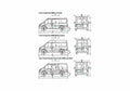 Blueprint Ford Transit SWB Van 2008 A4 Photo Print