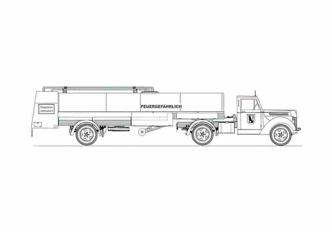 Blueprint Ford V 3000S G198TS Traktor Truck 1948 A4 Photo Print