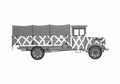 Blueprint Ford V3000 Einheits Truck A4 Photo Print