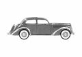 Blueprint Ford V8 Sedan 1936 A4 Photo Print