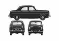 Blueprint Ford Zephyr 6 Sedan 1951 A4 Photo Print