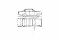 Blueprint Ford Zodiac Mk III Sedan 1964 01 A4 Photo Print