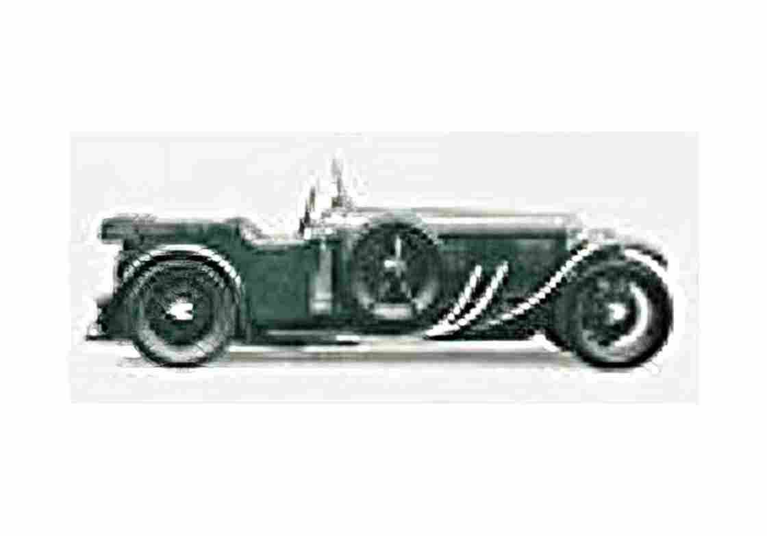 Blueprint Frazer Nash Colmore Cabriolet 1932 A4 Photo Print