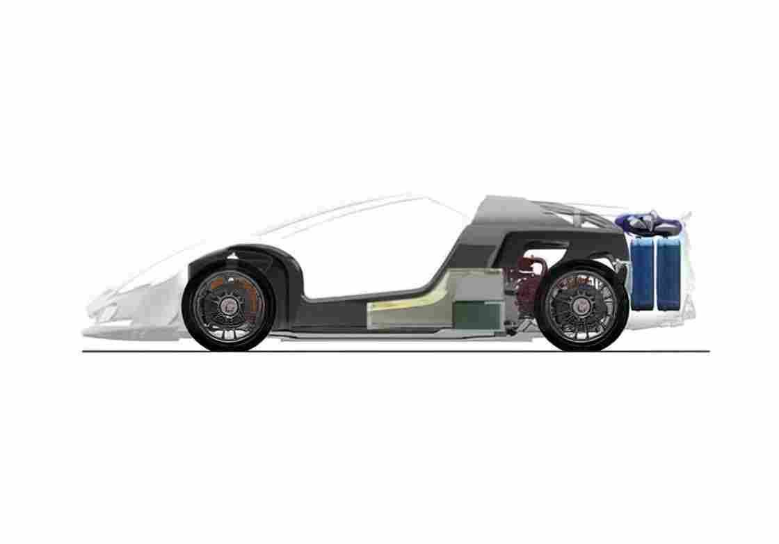 Blueprint Frazer Nash Namir by Giugiaro Coupe 2009 A4 Photo Print