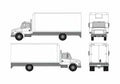 Blueprint Freightliner Truck A4 Photo Print