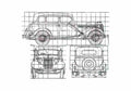 Blueprint GAZ 11 73 Sedan 1940 A4 Photo Print