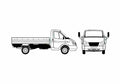 Blueprint GAZ 3310 Valday Truck 2008 A4 Photo Print