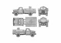 Blueprint GAZ 51 4x4 Bochka Fuel Truck 1946 A4 Photo Print