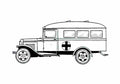 Blueprint GAZ 55 MM) Ambulance Van 1938 A4 Photo Print