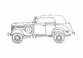Blueprint GAZ 61 4x4 SUV 1941 A4 Photo Print