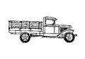 Blueprint GAZ AA 4x2 Truck 1932 A4 Photo Print