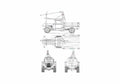 Blueprint GAZ AA AC 1 Truck 1939 A4 Photo Print