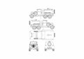 Blueprint GAZ AAA BZ 38U Truck 1938 A4 Photo Print