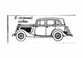 Blueprint GAZ M1 Sedan 1936 A4 Photo Print
