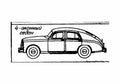 Blueprint GAZ M20 Pobeda Sedan 1945 A4 Photo Print