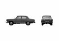 Blueprint GAZ Volga 21 Sedan 1956 A4 Photo Print