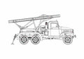 Blueprint GMC CCKW 352 BM 13 Katyusha Truck 1941 A4 Photo Print