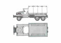 Blueprint GMC CCKW 353 Cargo Truck Truck A4 Photo Print