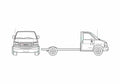 Blueprint GMC Savana Truck 2007 A4 Photo Print