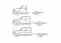 Blueprint GMC Sierra 2500 Chassis Cab Truck 2007 A4 Photo Print