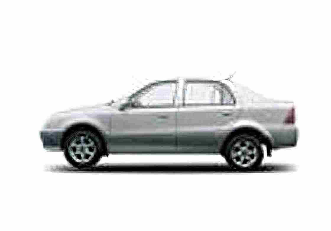 Blueprint Geely CK Sedan 2006 A4 Photo Print
