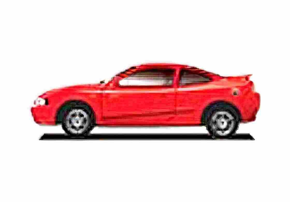Blueprint Geely City Coupe 2007 A4 Photo Print